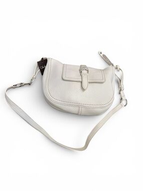 Cole Haan Cream Pebbled Leather Crossbody Bag NWT